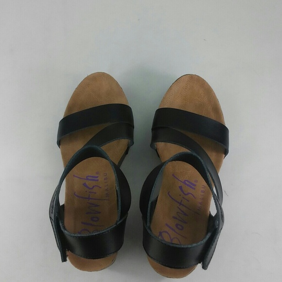 Blowfish Hapuku Women's Malibu Sandal Black Sz 8.5 - Picture 5 of 5